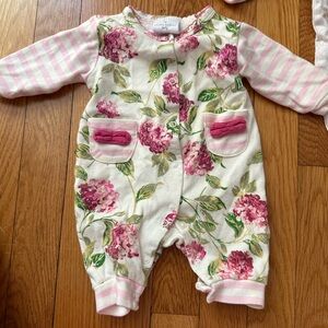 Laura Ashley pink flower outfit